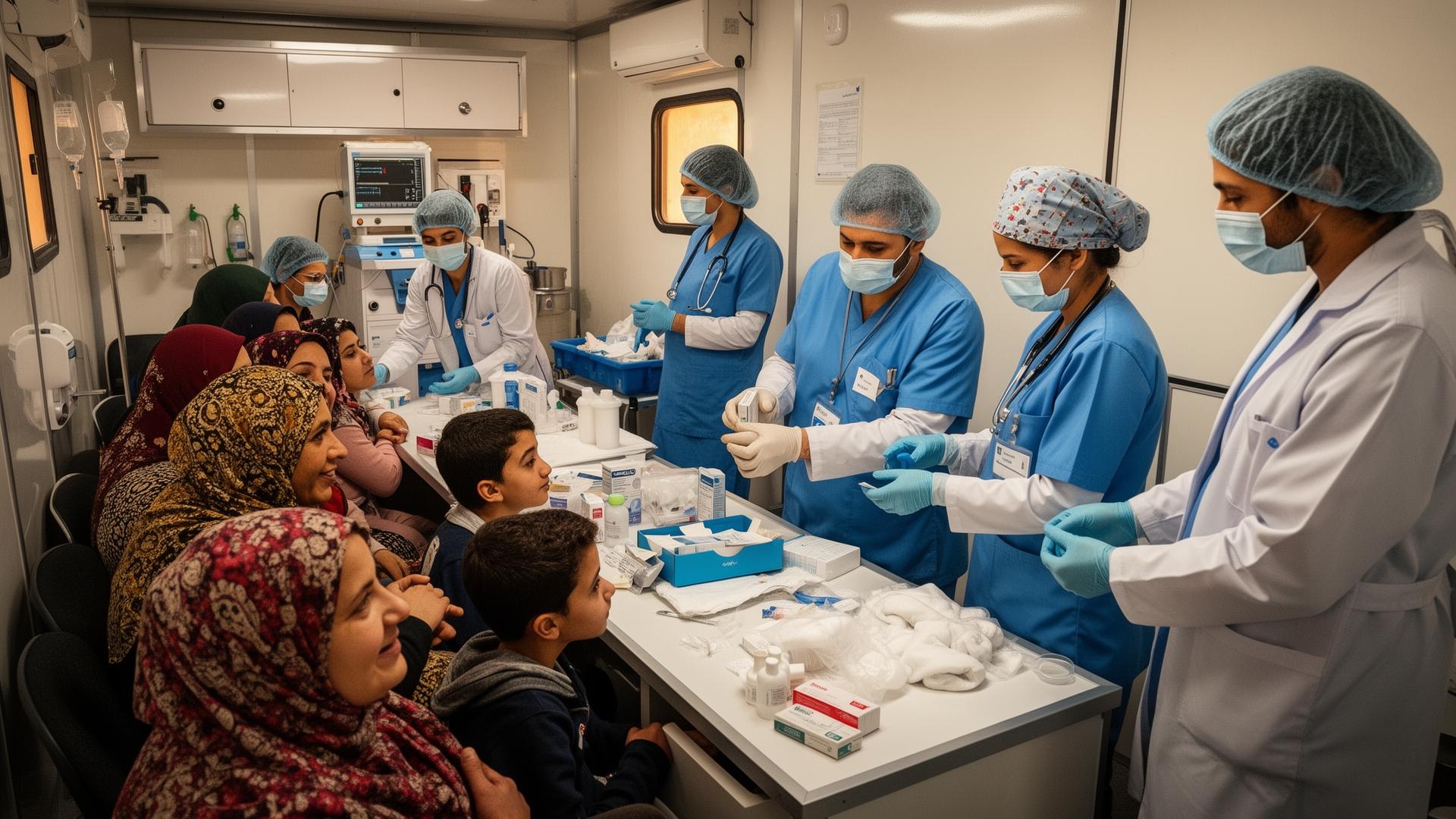  توزيع طرود غذائية 